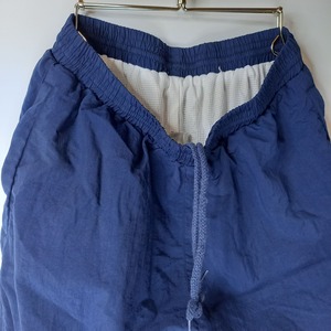 90s　プーマ　ナイロン　ロングパンツ　ユーロ古着　万国旗タグ　ネイビー　7