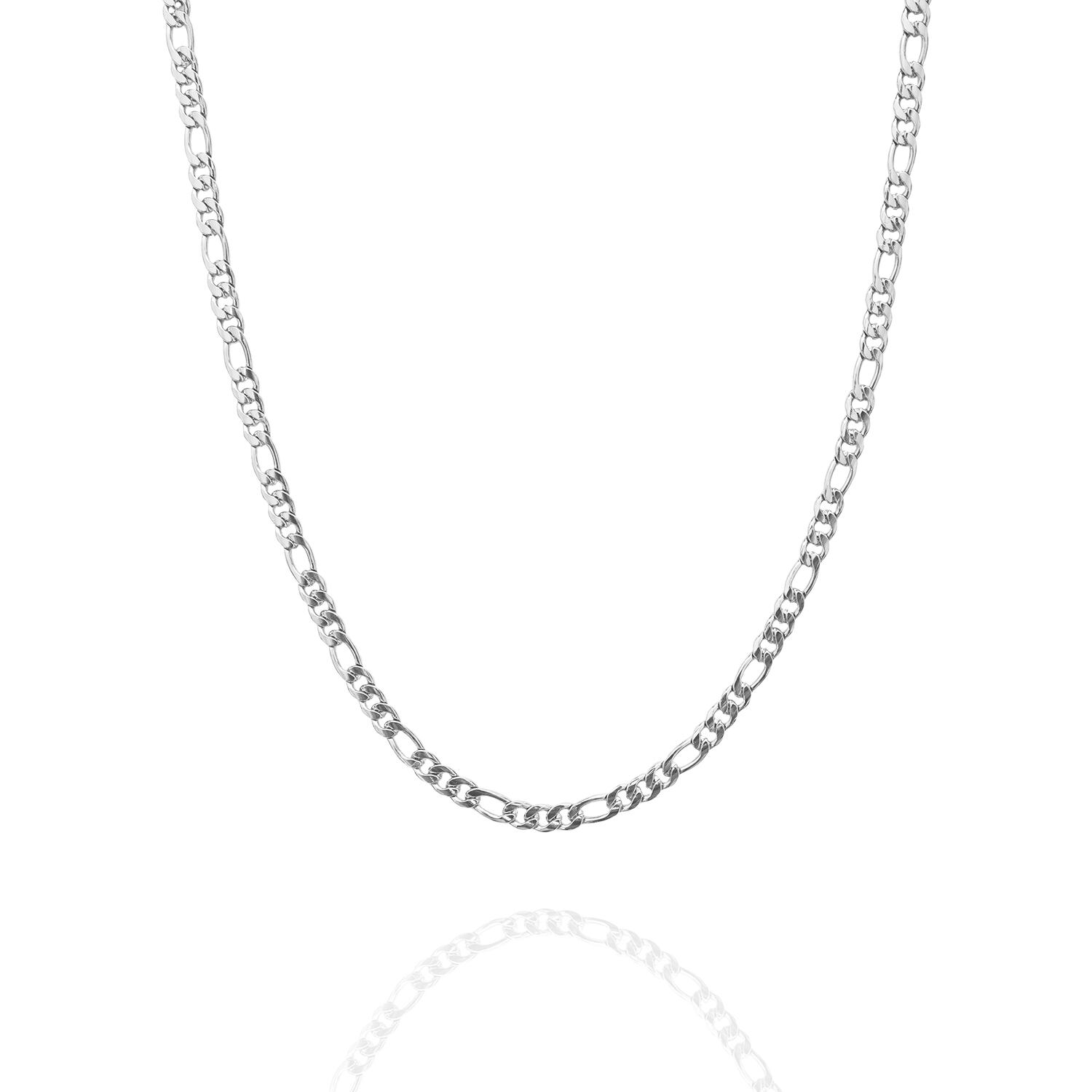 Figaro Chain Necklace / SILVER