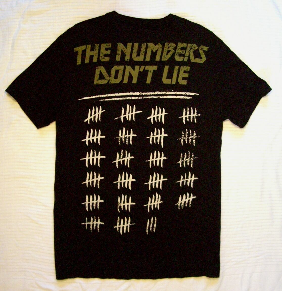 PLAIN JANE HOMME★NUMBERS クルーネック Men's Tシャツ BLACK 957d67c733a64f97e0feac5b6753f4