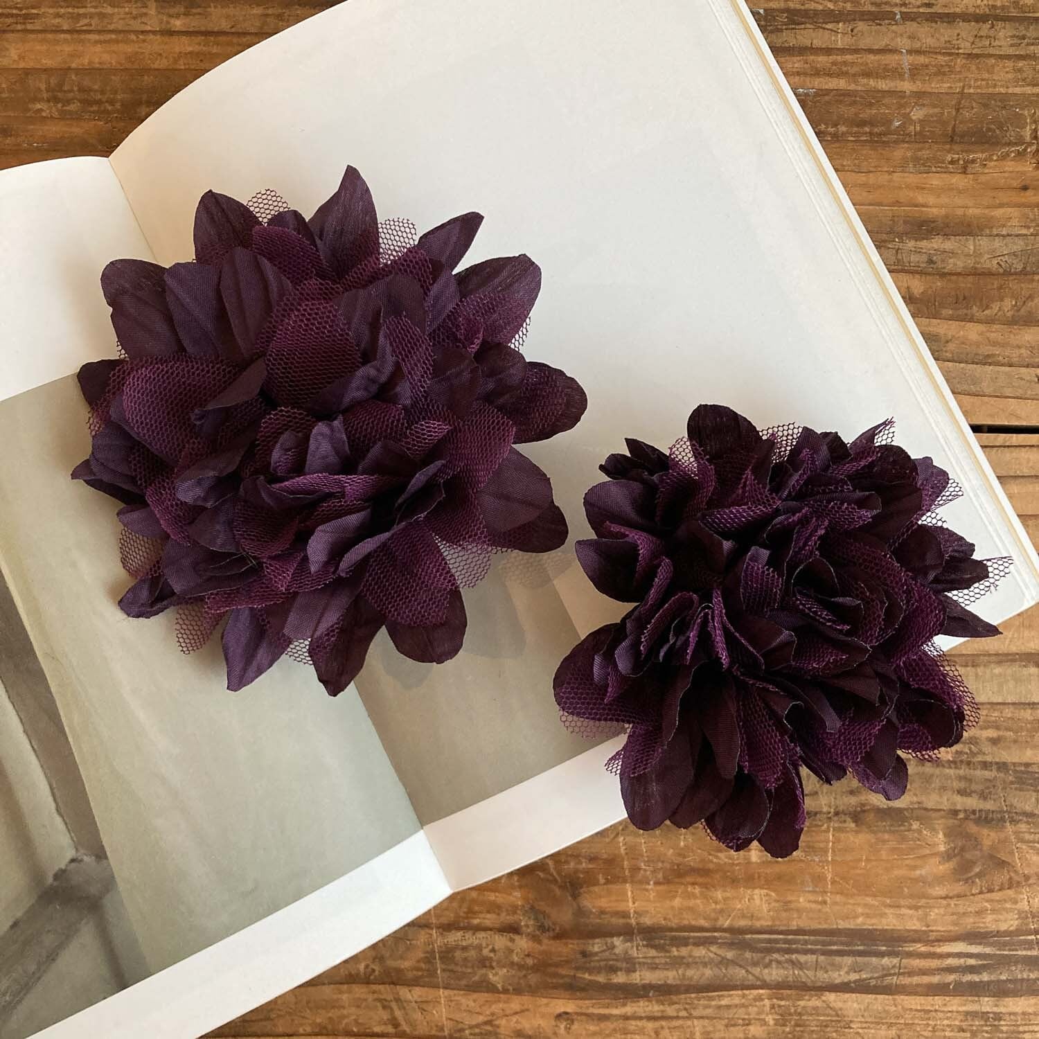 チュールミックス布花 | Dua-アクセサリーパーツショップ