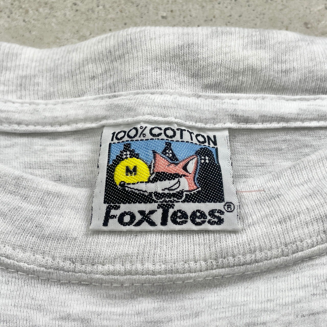 90年代 FOX TEES BERLIN ジョークプリントTシャツ アート メンズL相当 