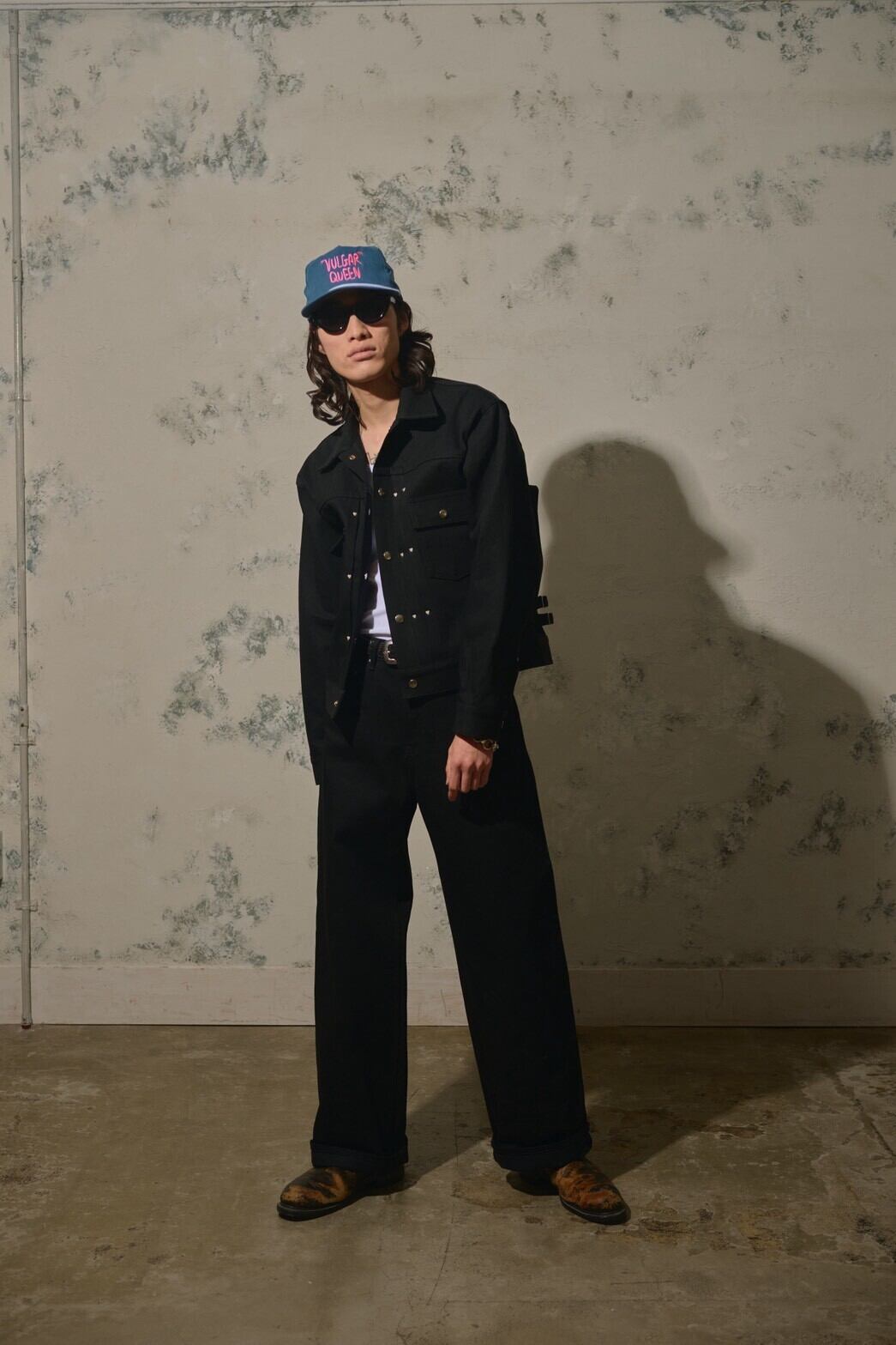 A PUZZLING HOME S.O.A DENIM WIDE-BLACK | Pay ID