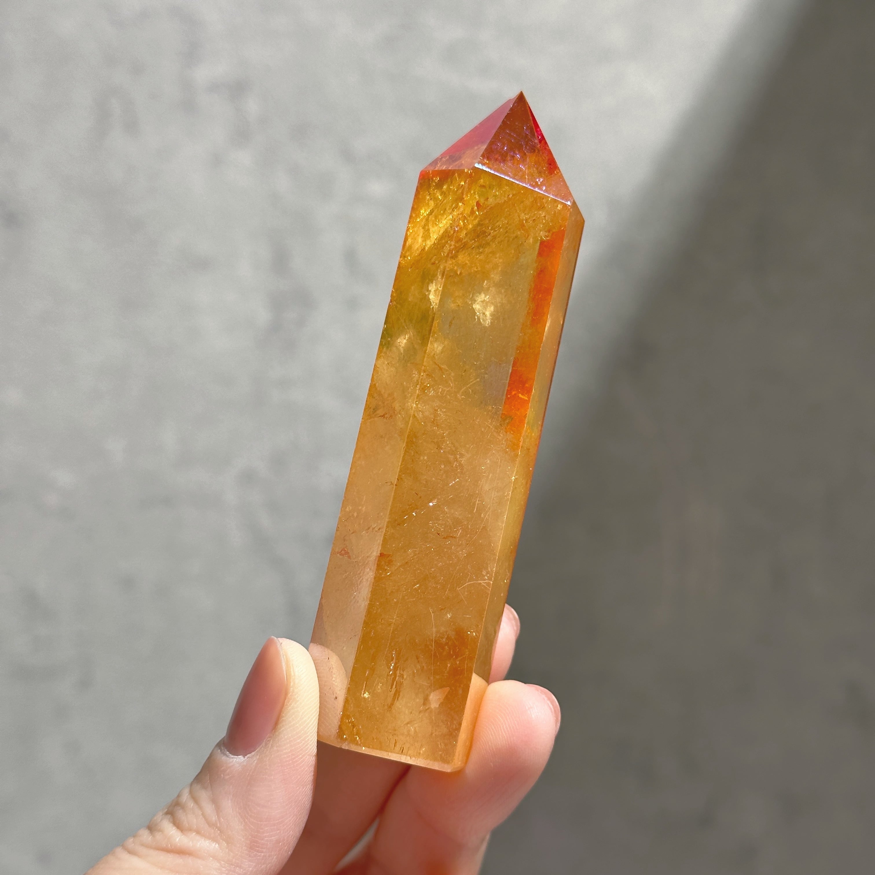 オレンジオーラクォーツ タワー12◇ Orange Aura Quartz ◇天然石