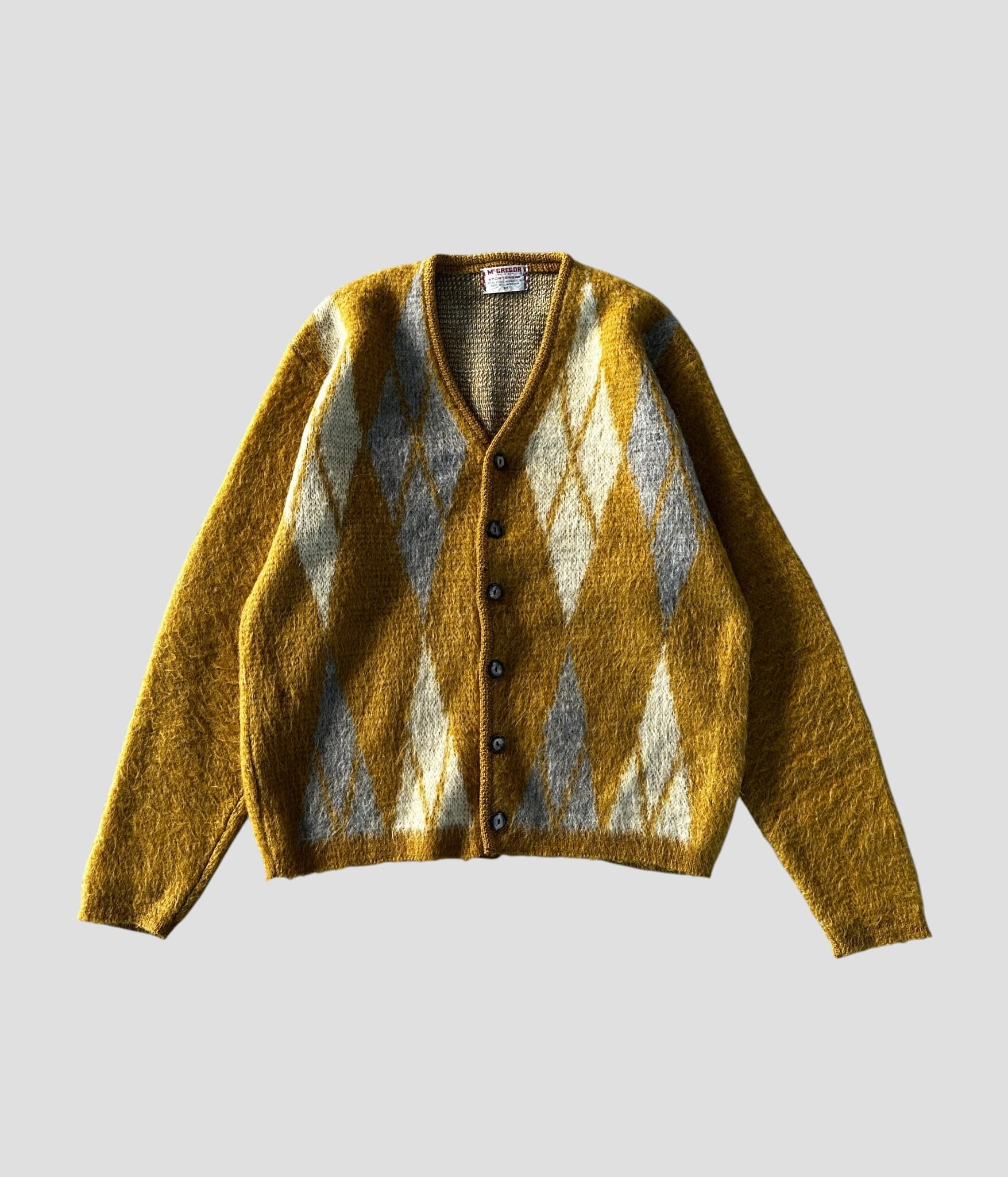 McGREGOR- Vintage 60s M Mohair Cardigan made in USA | BEGGARS