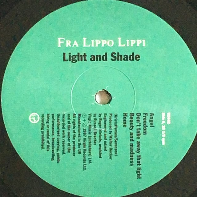 LP】Fra Lippo Lippi – Light and Shade | マメシバレコード mameshiba