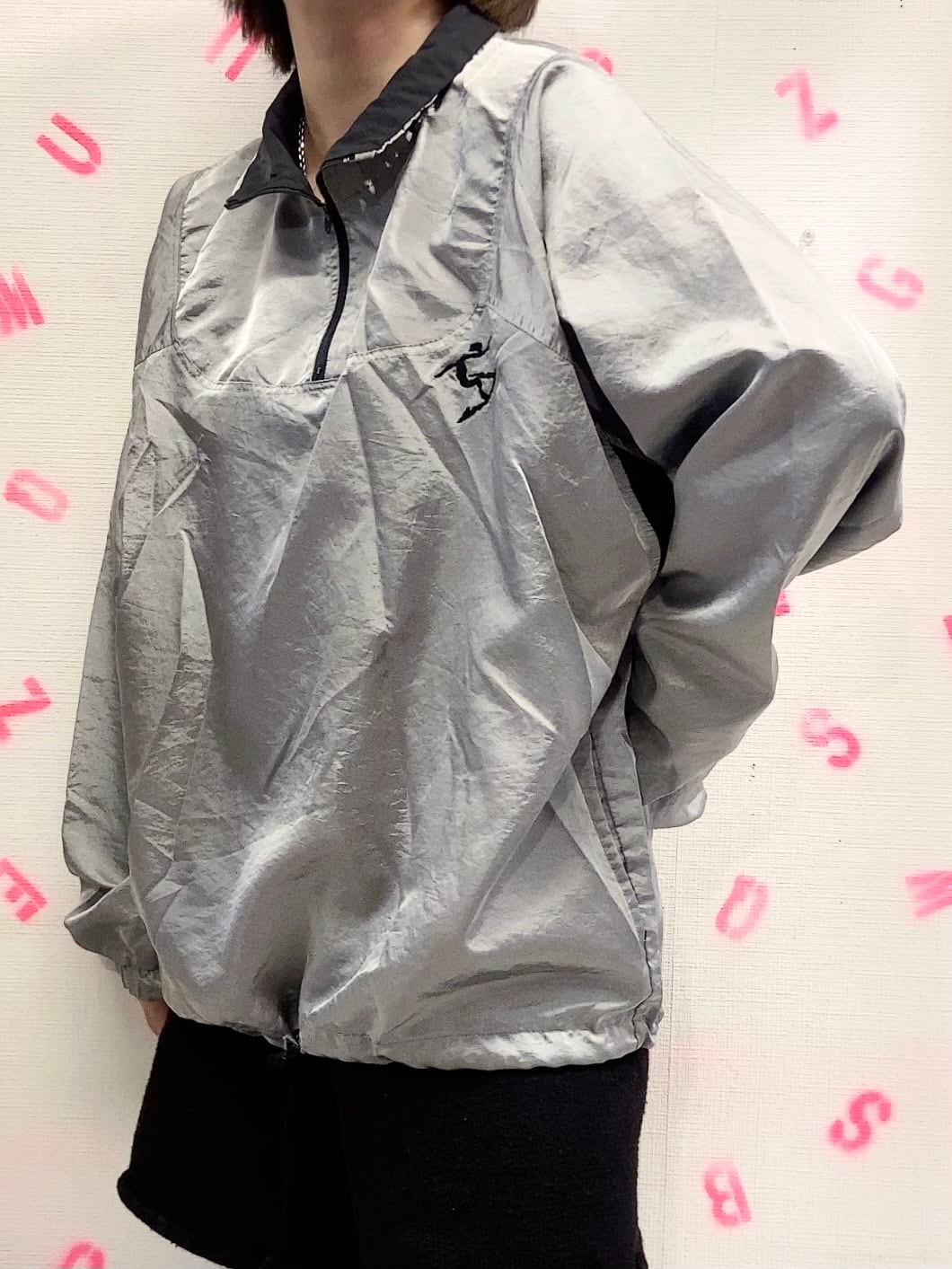 90s OSHKOSH オシュコシュ ブロックチェック ネルシャツ 青黒【M