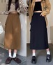 【大きいサイズL-4XL】【秋冬新作】ファッションスカート♪カーキ/ブラック2色展開◆#sctoth-28207