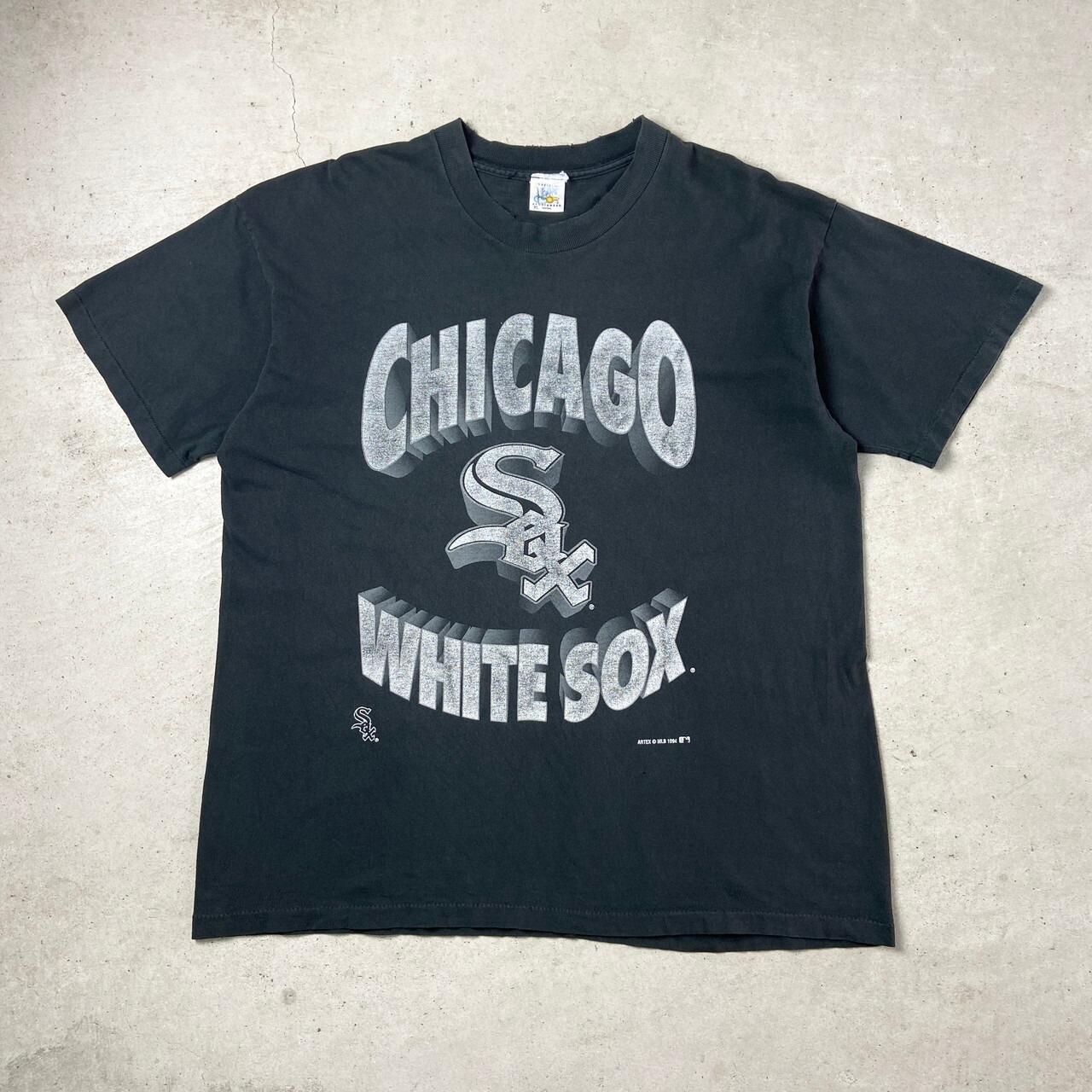 90年代 USA製 MLB CHICAGO WHITE SOX チームロゴ プリントTシャツ 