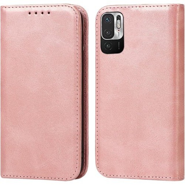 Xiaomi適用 Redmi Note 10 JE ケース 手帳型 Redmi Note 10T 手帳ケース 通用 XIG02 スマホケース レッドミ ノート10 JE ケース レッドミ ノート10T カバー A101XM 携帯カバー BonwFzin PU レザー ベルトなし マグネット フリップ カードケース カード収納 カード入れ スタンド 落ち着いた色 レトロ ピンク 1639