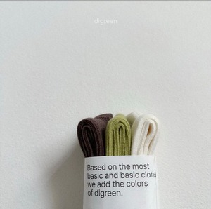 digreen /  light green socks (3P set)