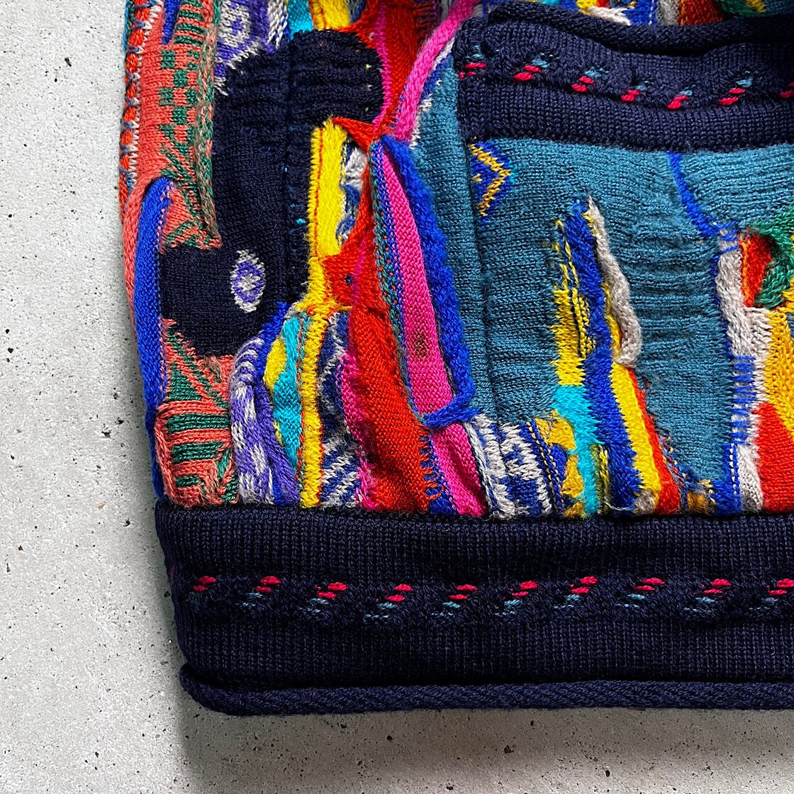 90年代 オーストラリア製 COOGI クージー ウール 3Dニット 