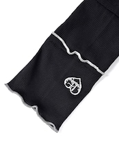 【直営限定ITEM】バイカラーメロウアームカバー (BLACK) CQ-49505H