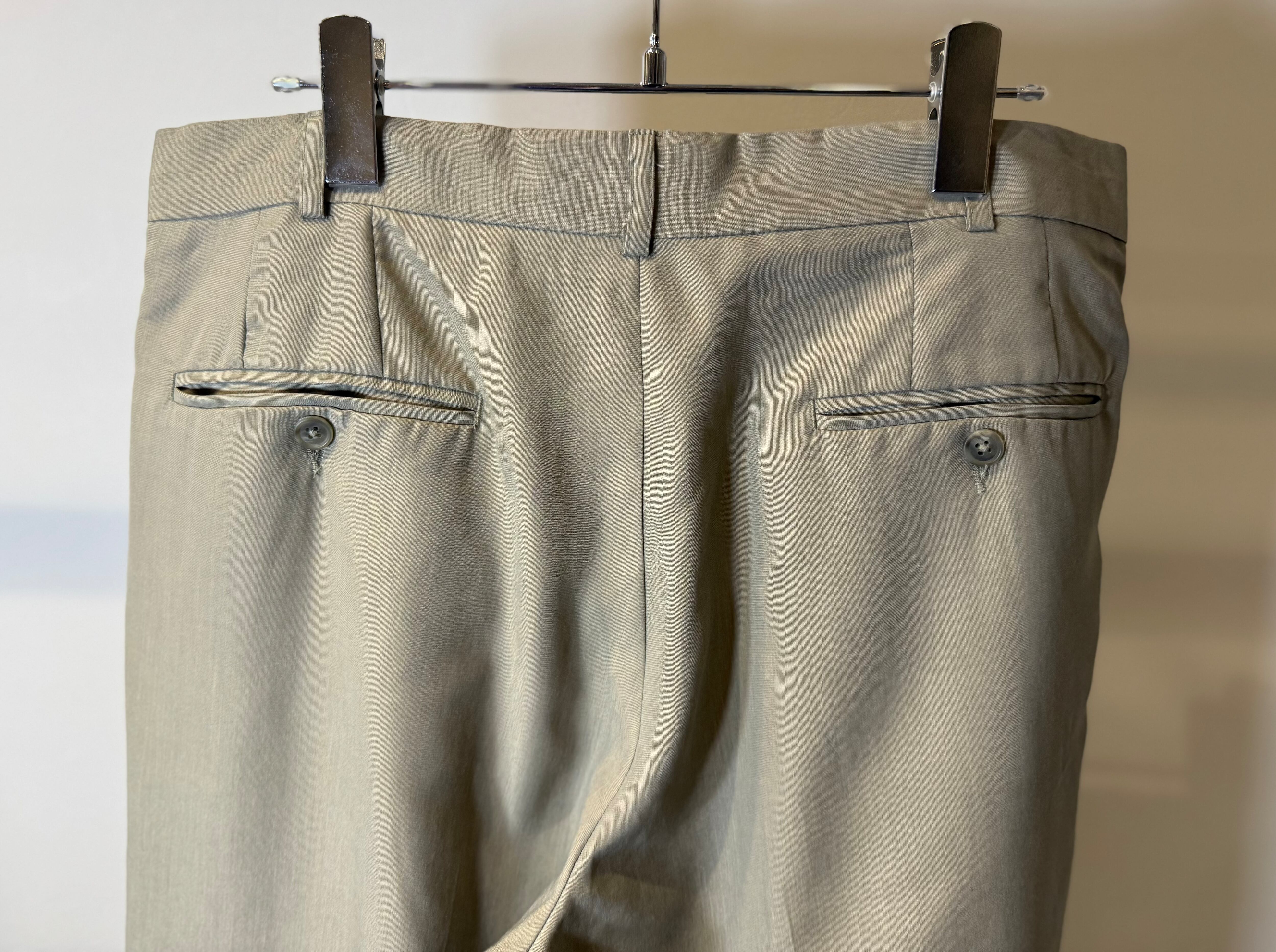 90's PERRY ELLIS 2Tuck Wide Slacks | ancient