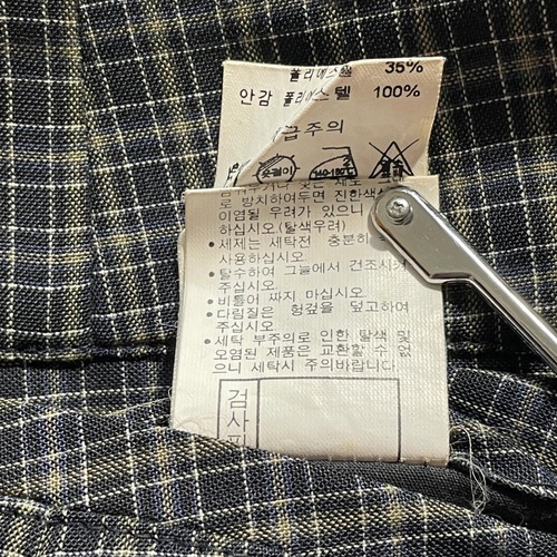 90s balenciaga バレンシアガ スラックス チェック【W35】 詳細写真12