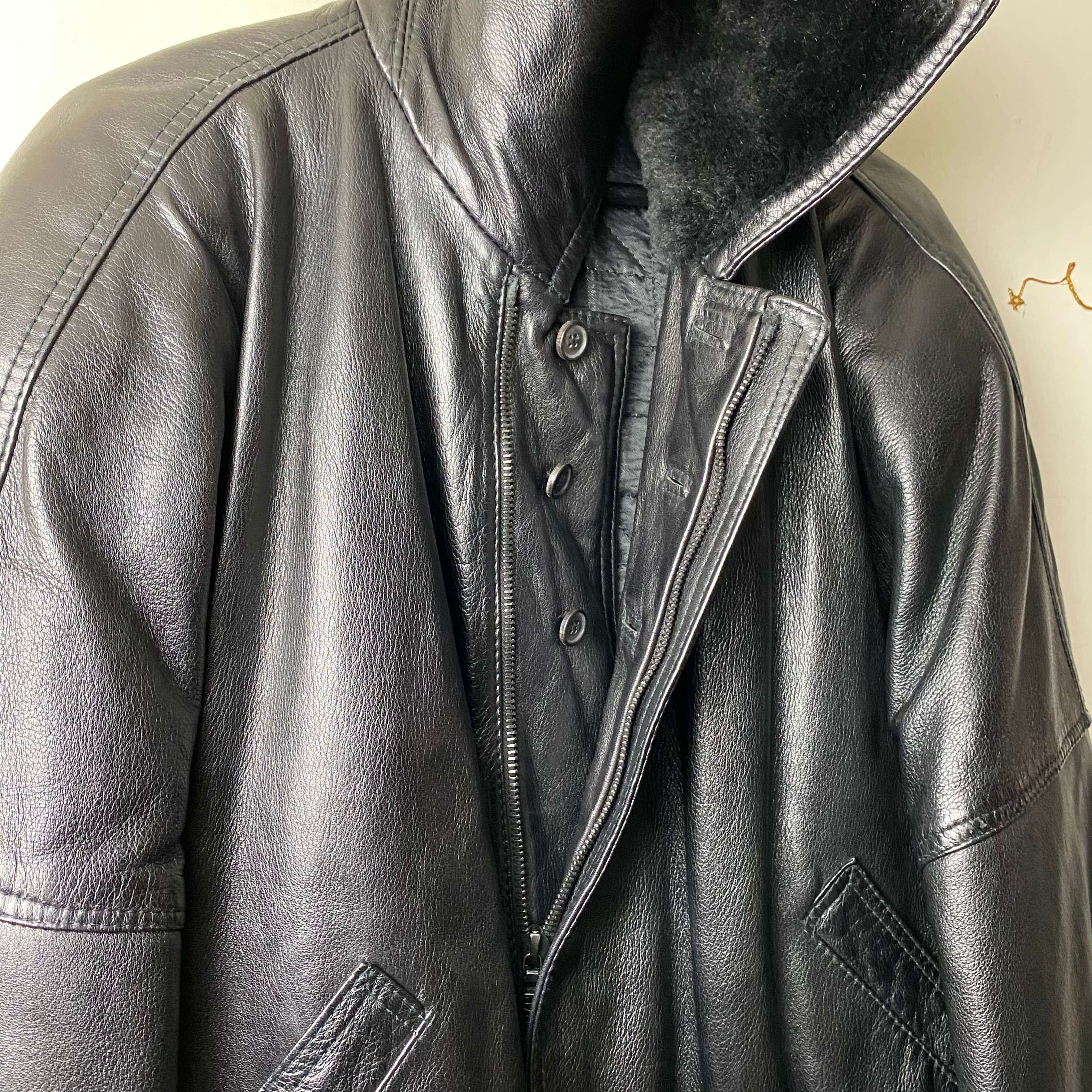 vintage GIANNI VERSACE leather bomber jacket | NOIR ONLINE