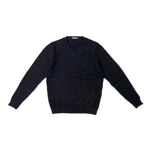 ZANONE(ザノ－ネ) 5gauge Wool Crewneck Sweater/BLACK