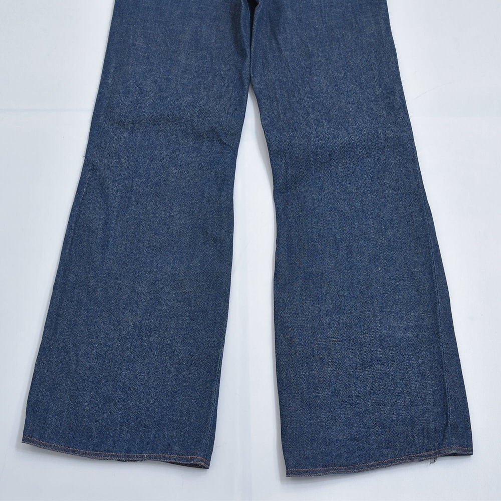 60s~ 日本製 GINZA Style パッチ刺繍デザイン デニムフレア 60s~ 日本製 GINZA Style パッチ刺繍デザイン デニムフレア