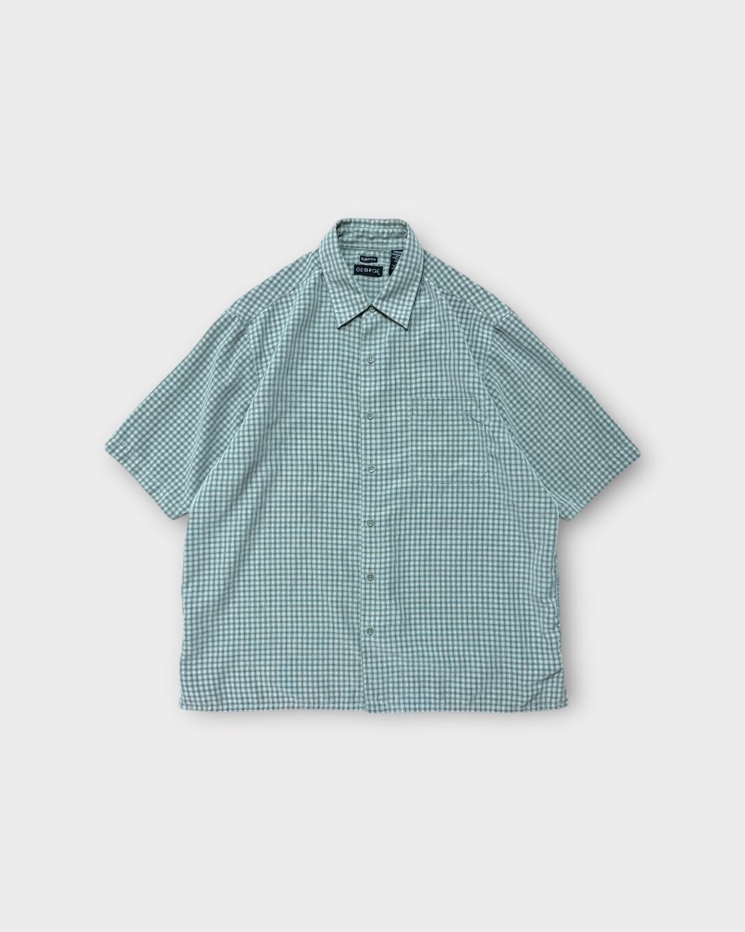 【Used】“GEORGE” Sueded Check Shirt