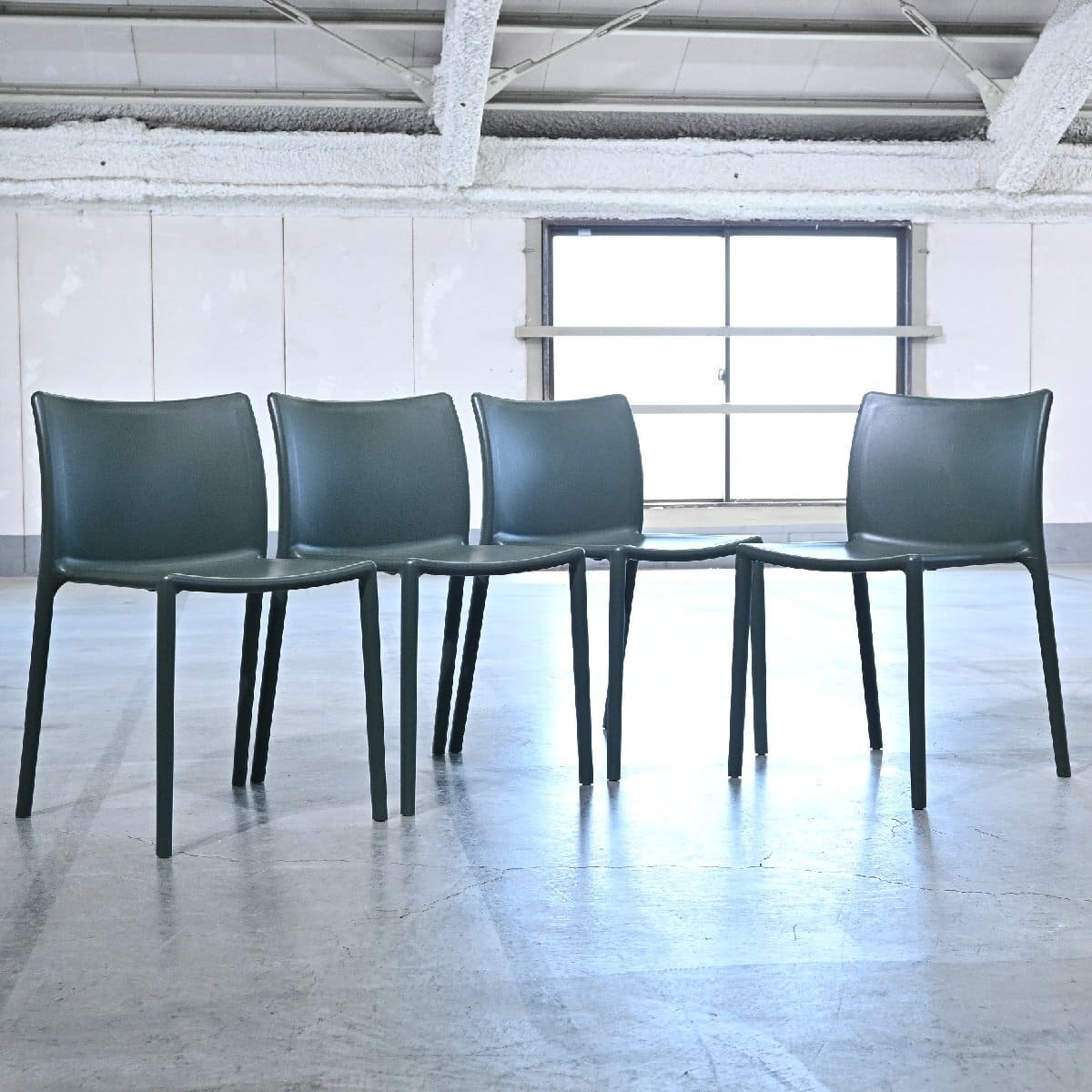 Magis 13万「AIR-CHAIR/エアチェア」グリーン 4脚セット b ジャスパー