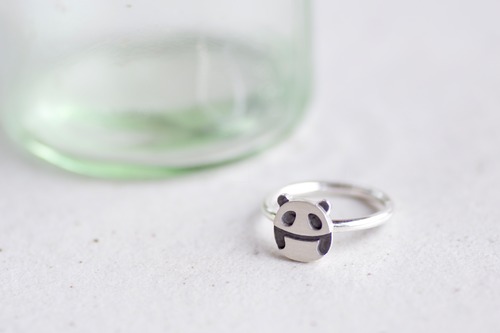 【ORDER】panda ring #9〜15 SV925 / パンダ 指輪