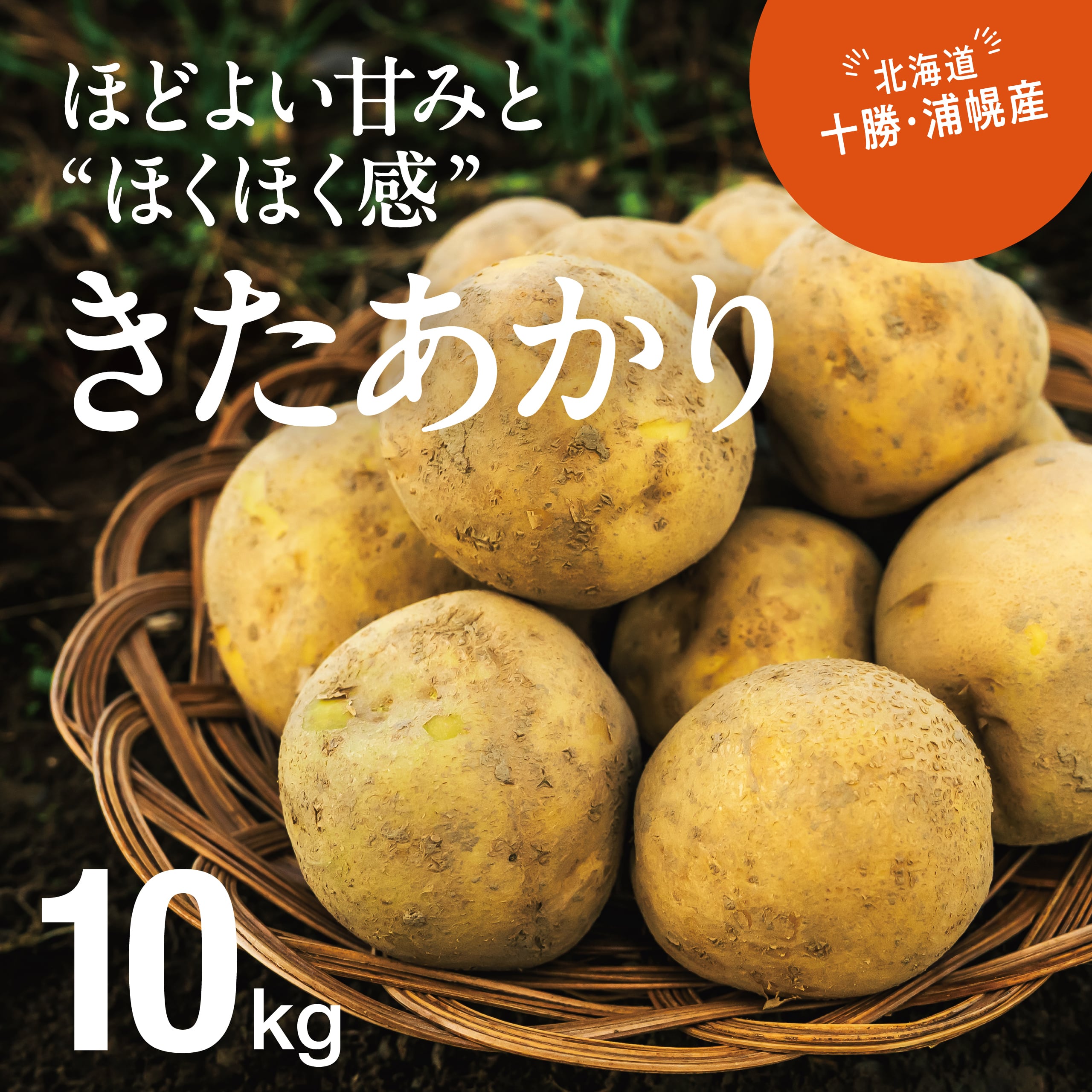 きたあかり(10kg)北海道十勝・浦幌産