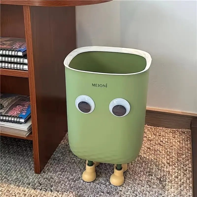 ゴミ箱 ダストボックス キャラクター 目玉付き 蓋なし ユニーク 可愛い
