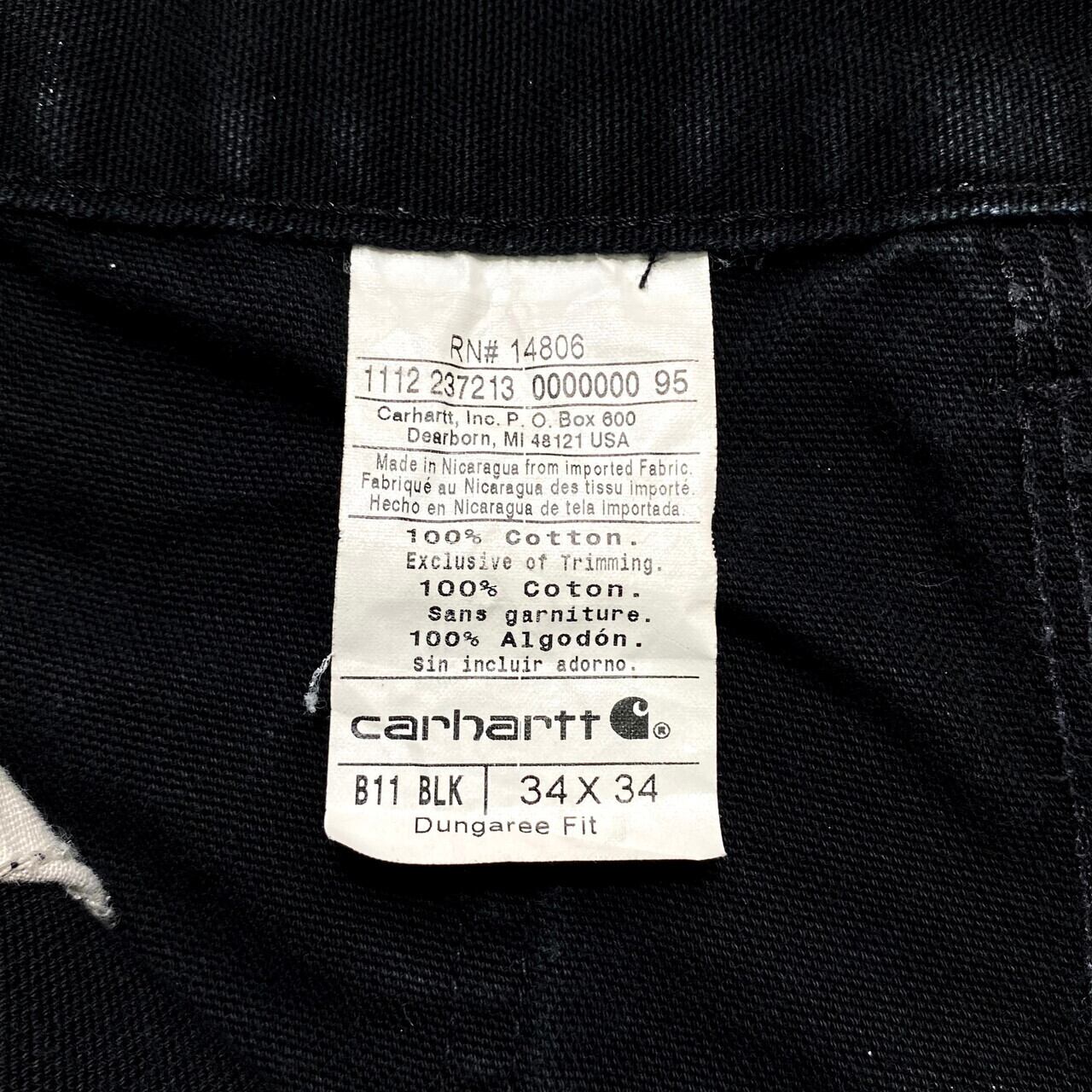 Carhartt カーハート ダック地ワークパンツ ダンガリーフィット