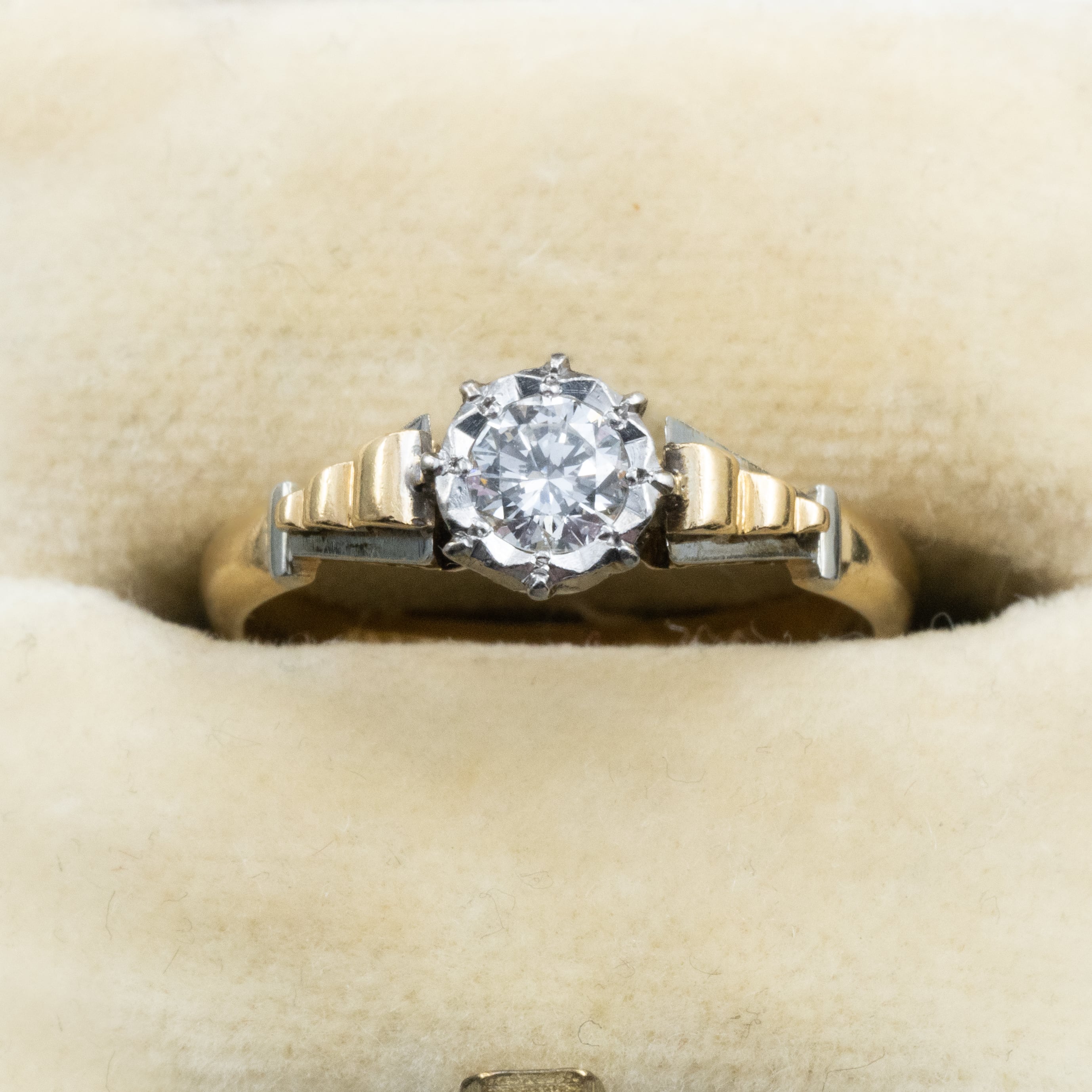 k18 エドワーディアン　オールドカットダイヤモンドリング k18 エドワーディアンオールドカットダイヤモンドリング