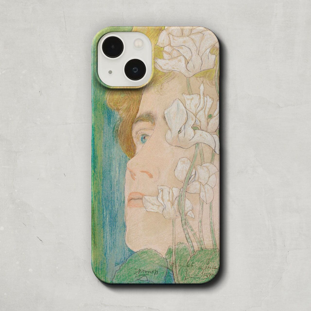 スマホケース / ヤン トーロップ「マーガレット (1868-1928)」 iPhone