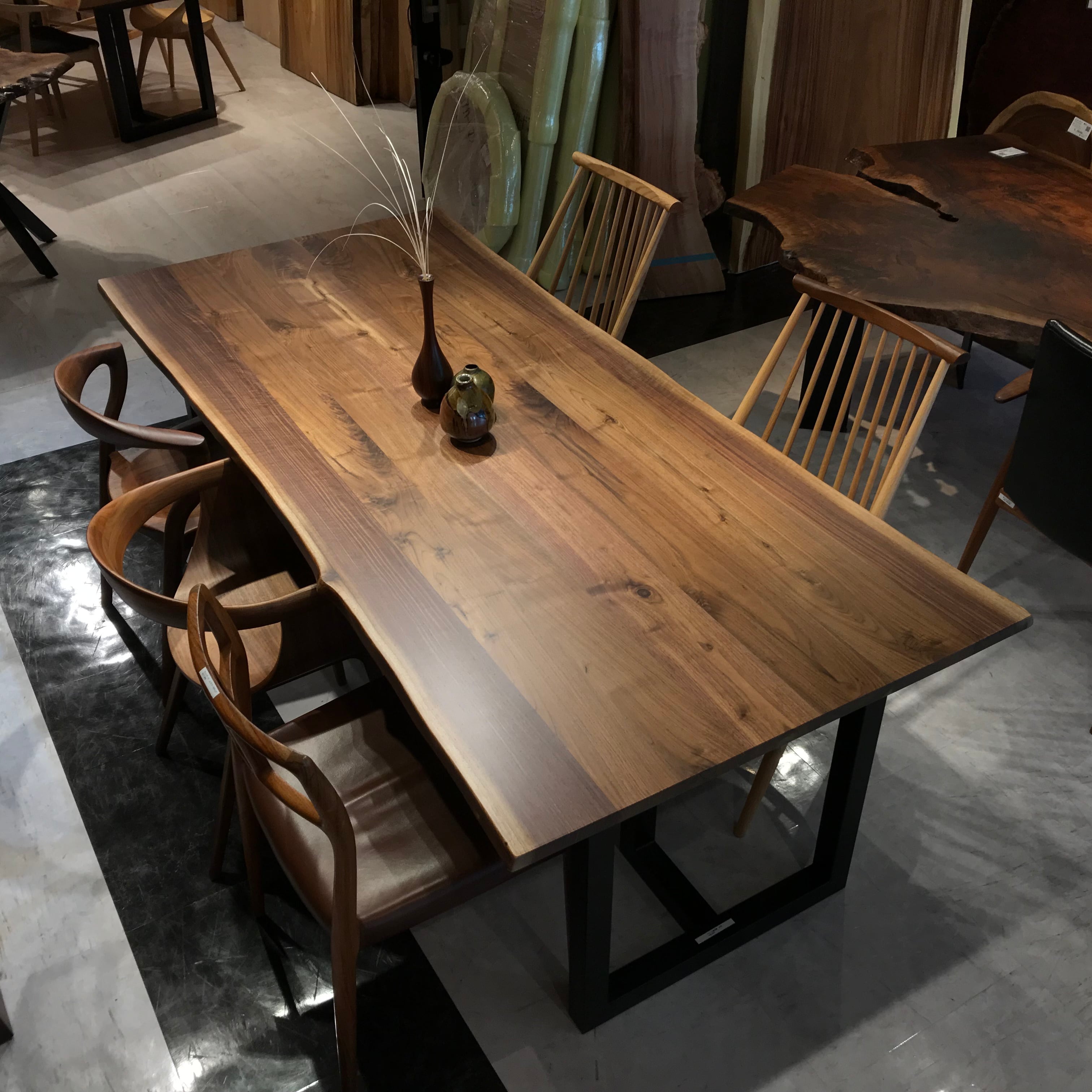 ウォールナット 一枚板 | 千年家具 - 一枚板 テーブル専門店
