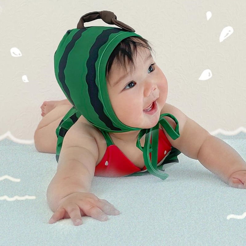 BABY】夏新作スイカデザイン水着3点セット | 韓国子供服通販 - Baker