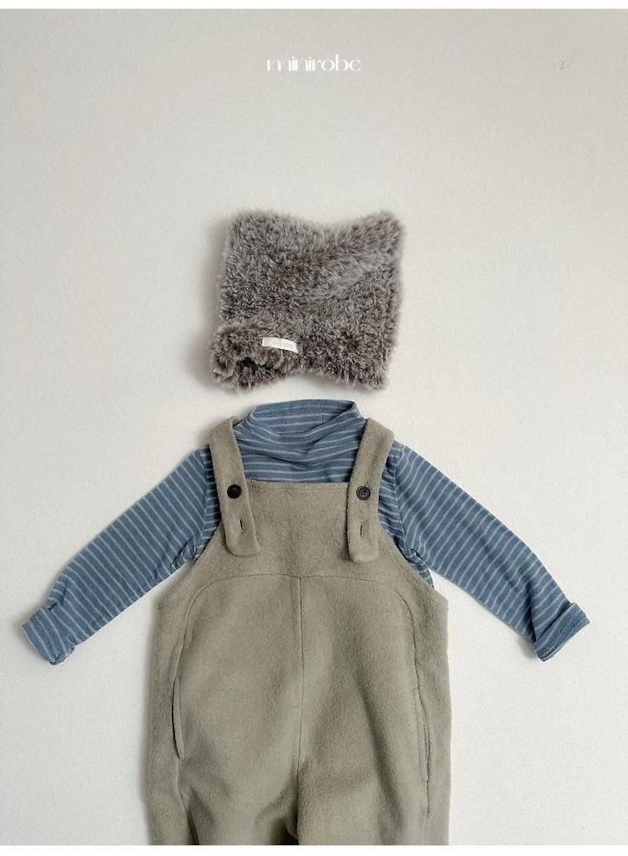 〖取寄〗韓国子供服 / 26winter / minirobe / ミンクキャットビーニー / キッズ *FREE*