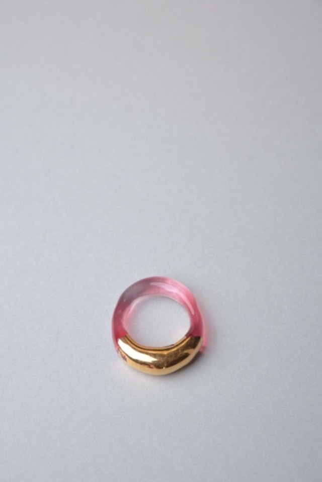 「13号」ピンクと金の指輪