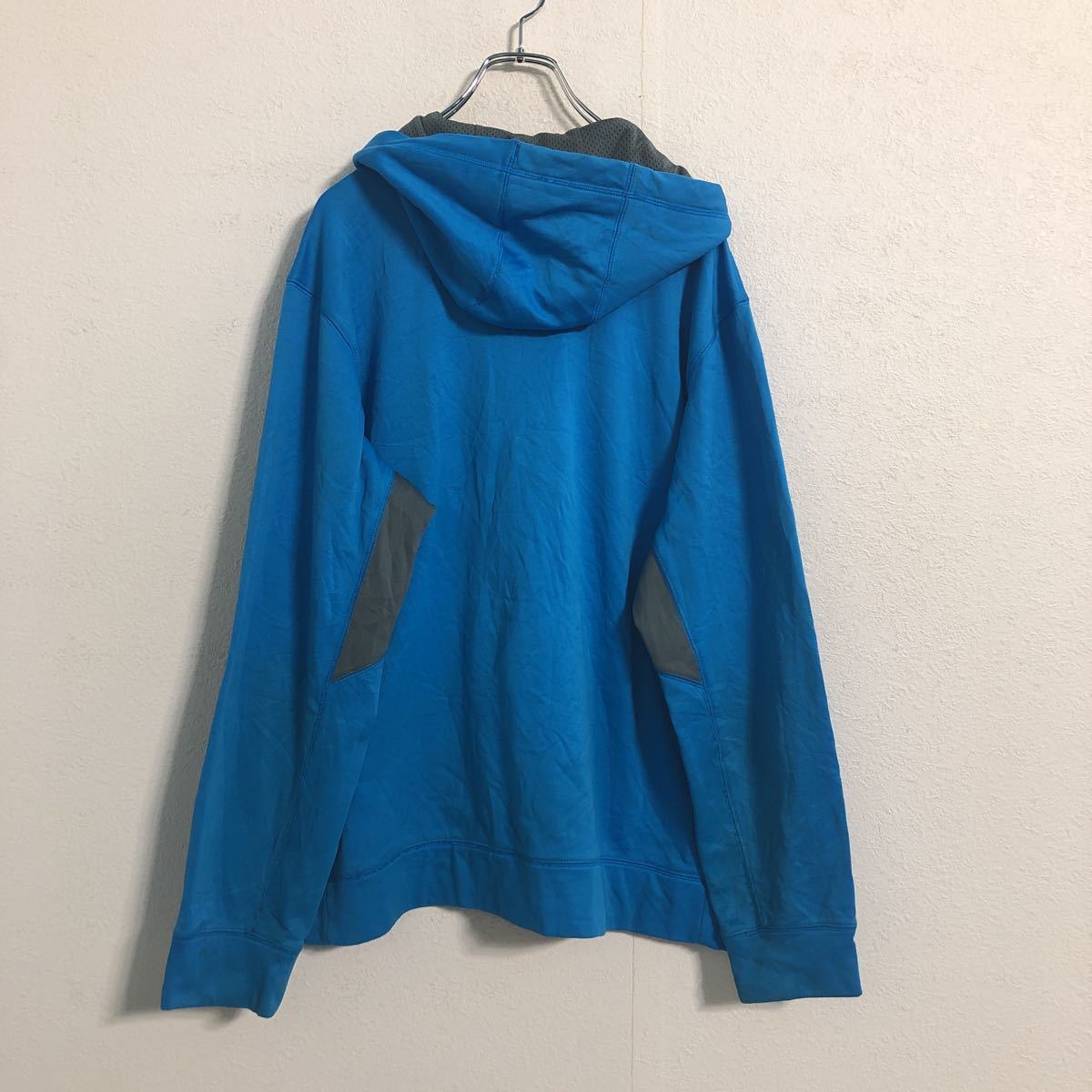 NIKE ナイキ パーカー therma-fit 青 ブルー Lサイズ