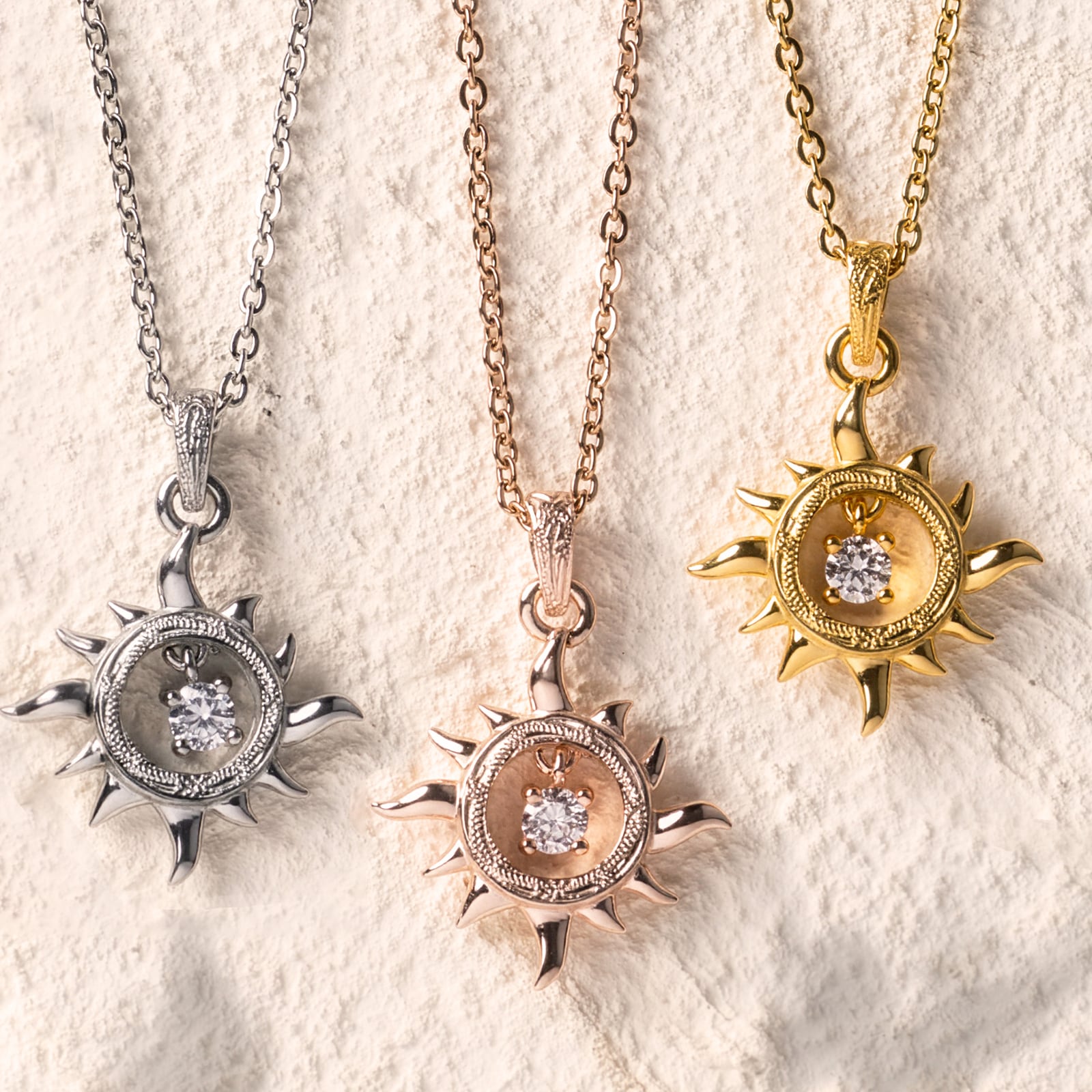 Hawaiian Jewelry Sun Necklace CL-N040