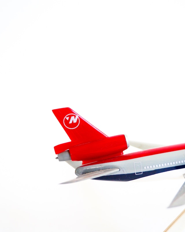 Northwest Airlines 1/200 scale model airplane