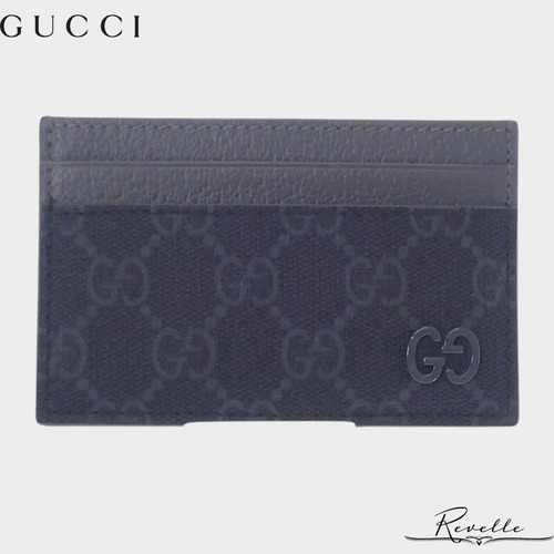【GUCCI】グッチ GUCCI バイカラーGG 768248 FACQC 1048 カードケース GGスプリームキャンバス ブラック メンズ レディース【カードケース】