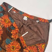 上下 Leilian レリアン Christian Fischbacher 花柄 フローラル 半袖 ジャケット スカート 15+/マルチ レディース レトロ