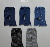 【取寄】tetecos デニムフライヤーパンツ|秋服|韓国子供服| 26/AT