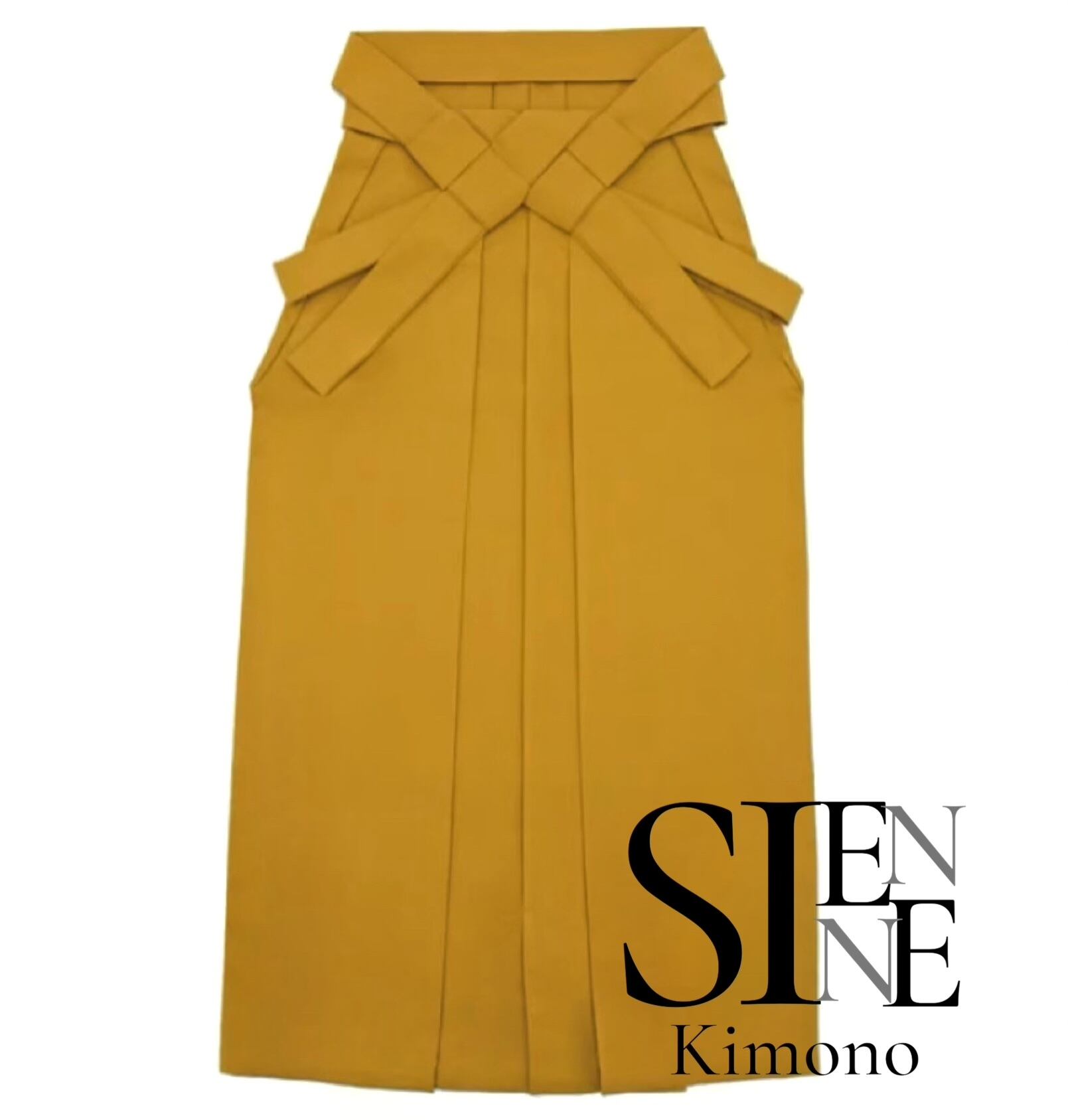 Kimono Sienne 卒業式袴 無地 袴 辛子色 マスタード 卒業式 大学生