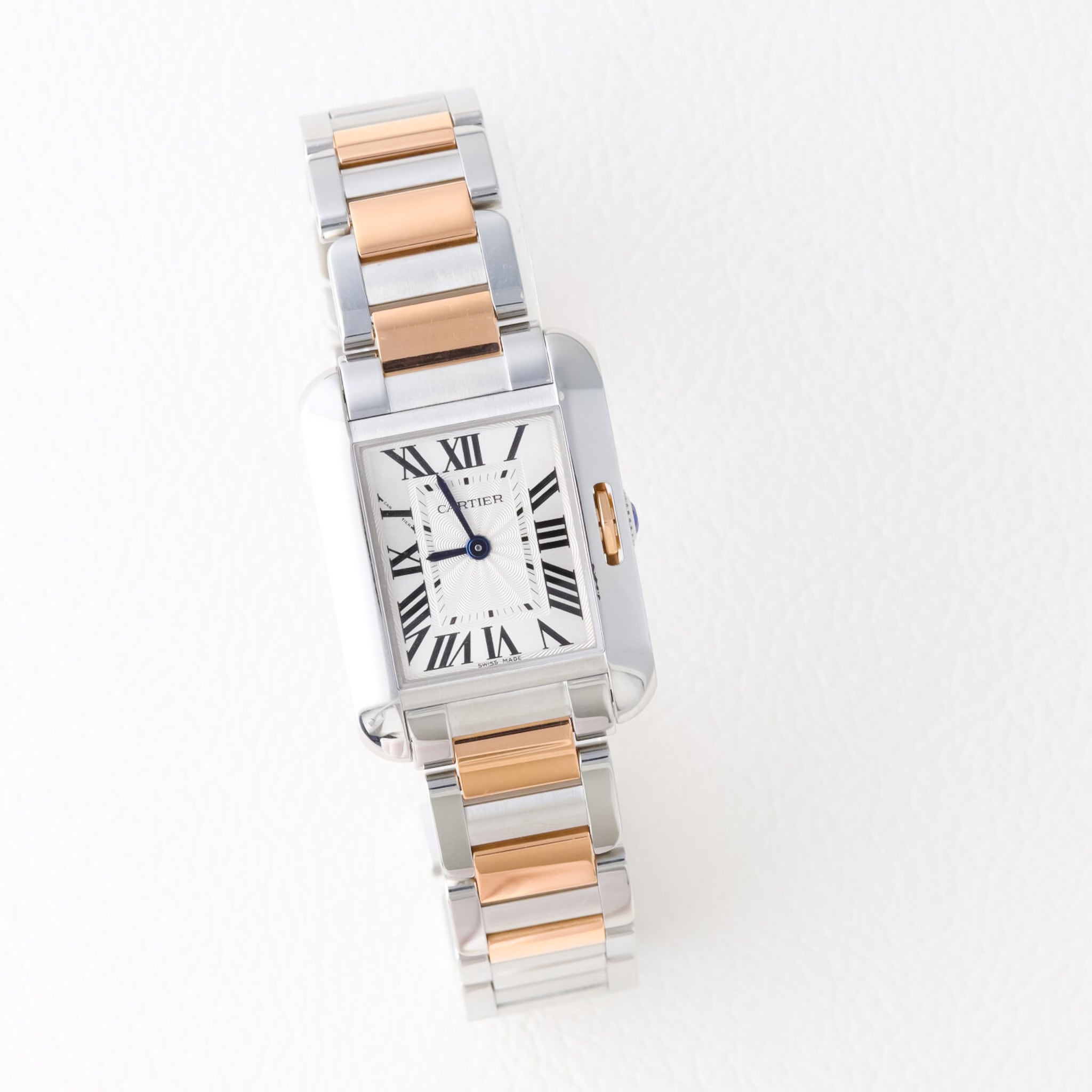 カルティエ タンクアングレーズ SM ピンクゴールドコンビ | Ante