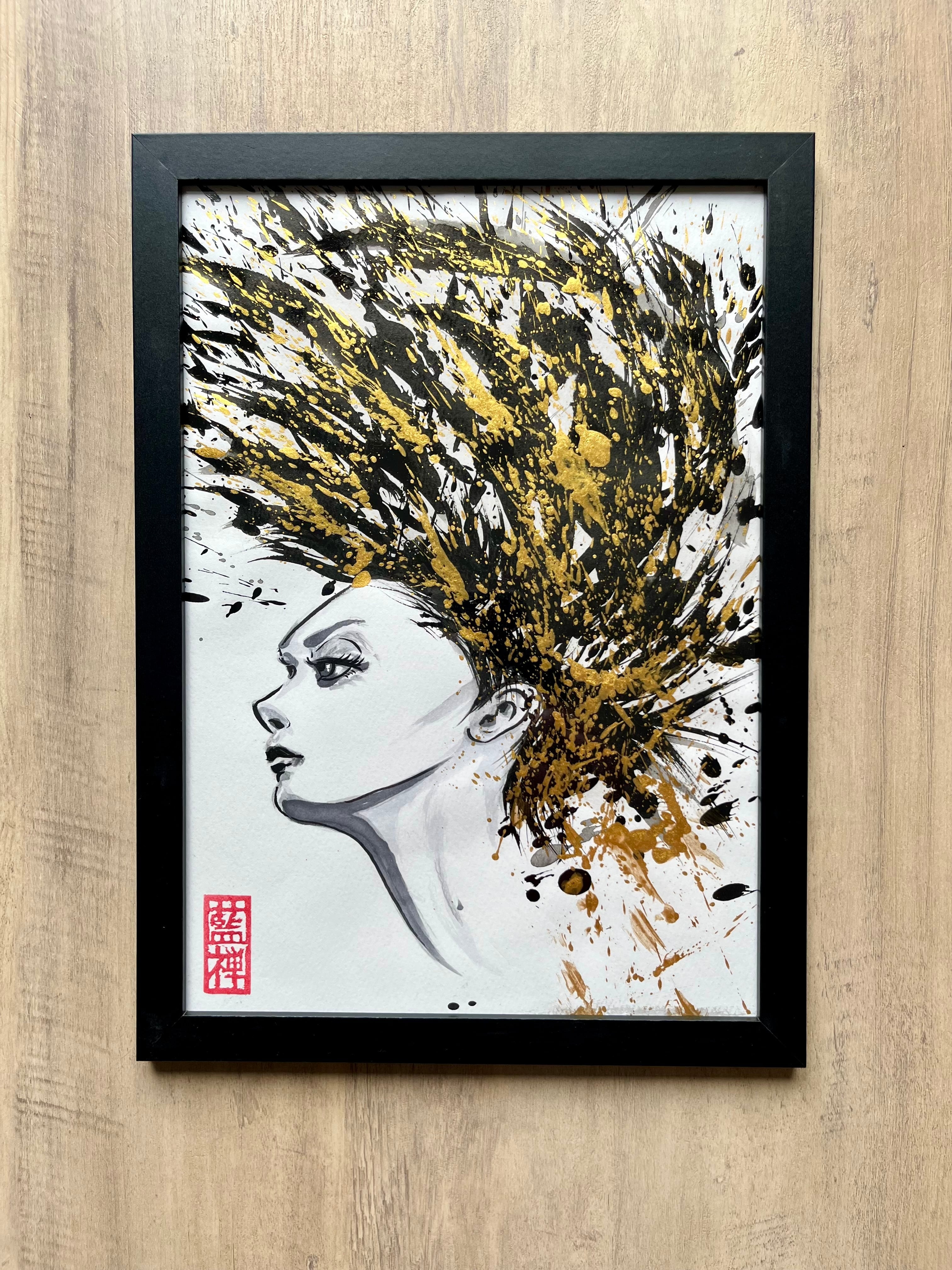 #真作 #佐藤和喜 #金剛力士 #15号大 #大作 #岩手県出身 #墨彩画家 真作 #佐藤和喜 #金剛力士 #15号大 #大作 #岩手県出身 #墨彩