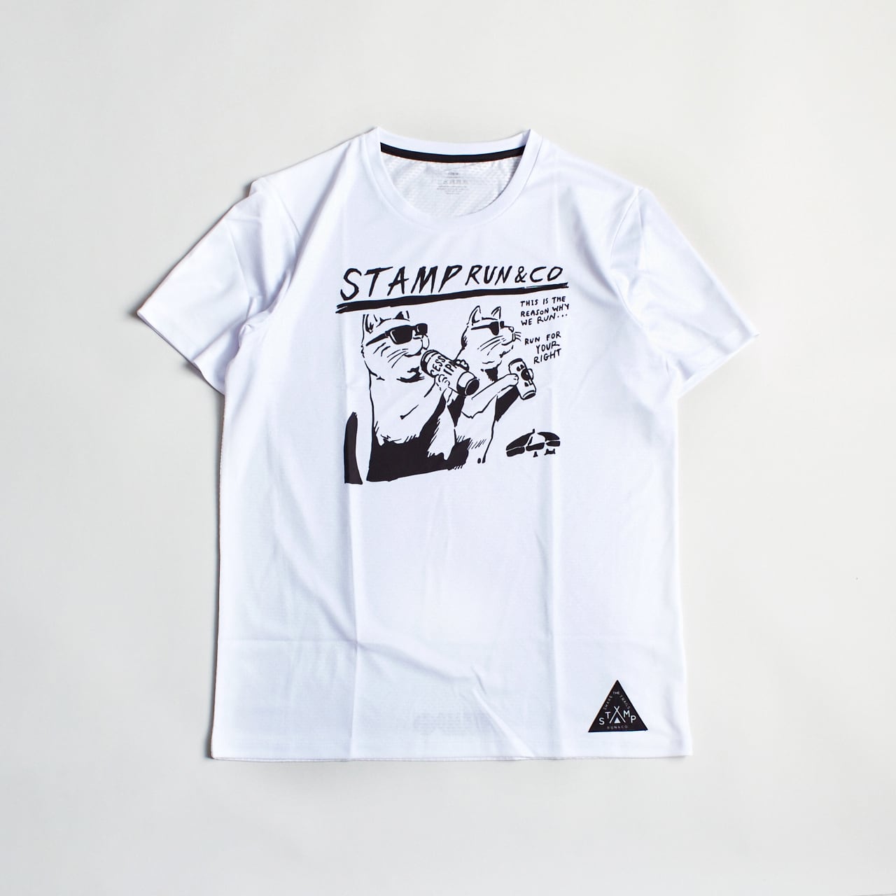 STAMP RUN&CO（スタンプランアンドコー）STAMP GRAPHIC RUN TEE (TWO