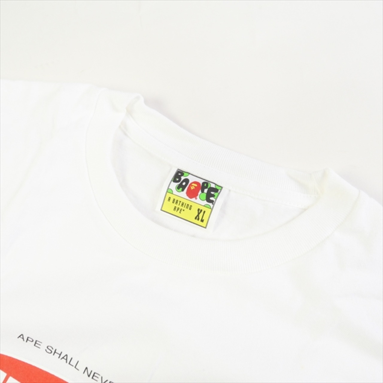 Size【XL】 A BATHING APE ア ベイシング エイプ ×STASH Tee White T 