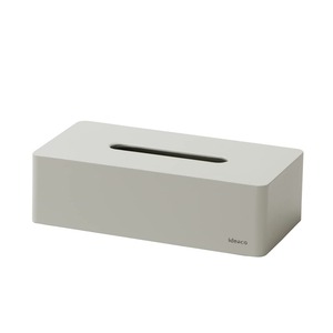【特価処分】ideaco(イデアコ) ボックス 箱 ティッシュ 専用 ケース サンドホワイト box grande (ボックスグランデ)