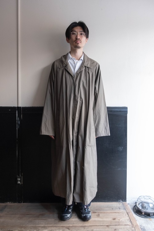 イタリア Pino 一枚袖 ステンカラーコート 7