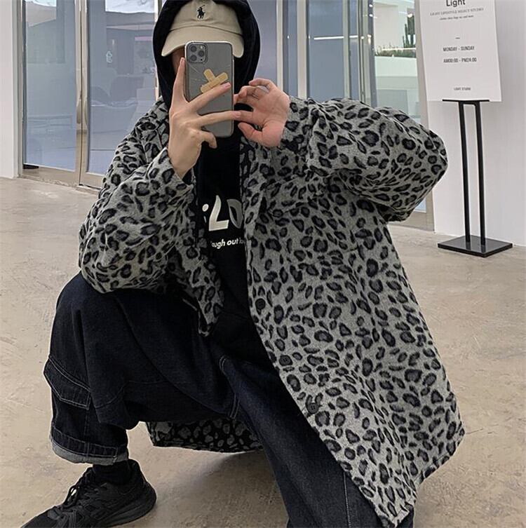 Jean Dore Cinq ITOKIN ロングコート　黄色のヒョウ柄 Jean Dore Cinq ITOKIN ロングコート黄色のヒョウ柄