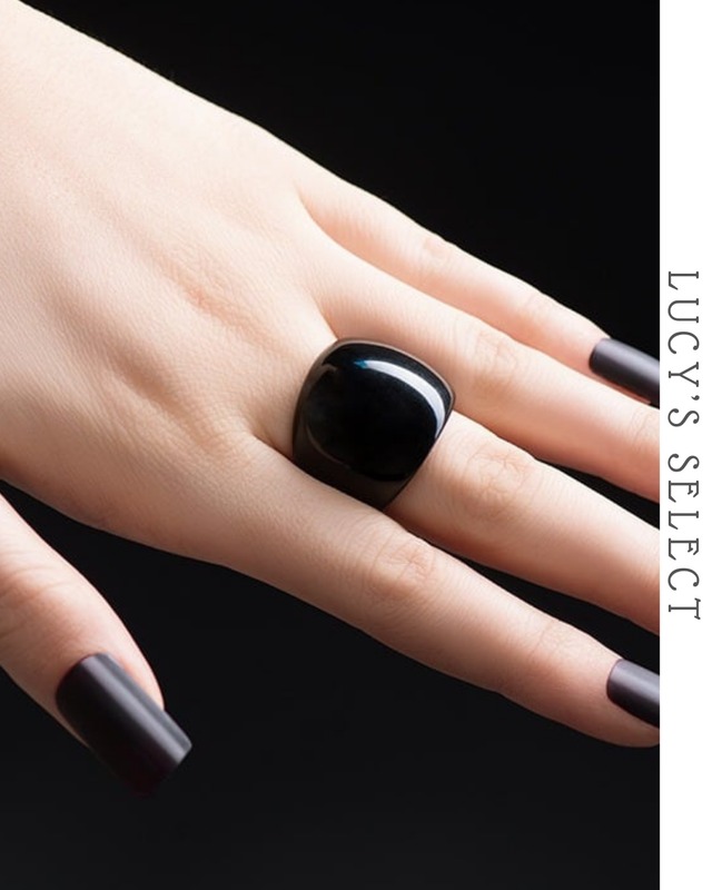 Onyx Natural Stone Ring　A1349