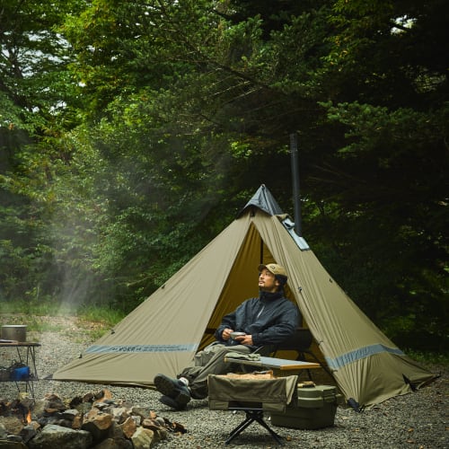 【美品】YOKA TIPI GOOUT別注 サンドカーキ ヨカティピ テント アウトレット】YOKA TIPI GOOUT別注色 サンドカーキ | TWELVETONE WEB