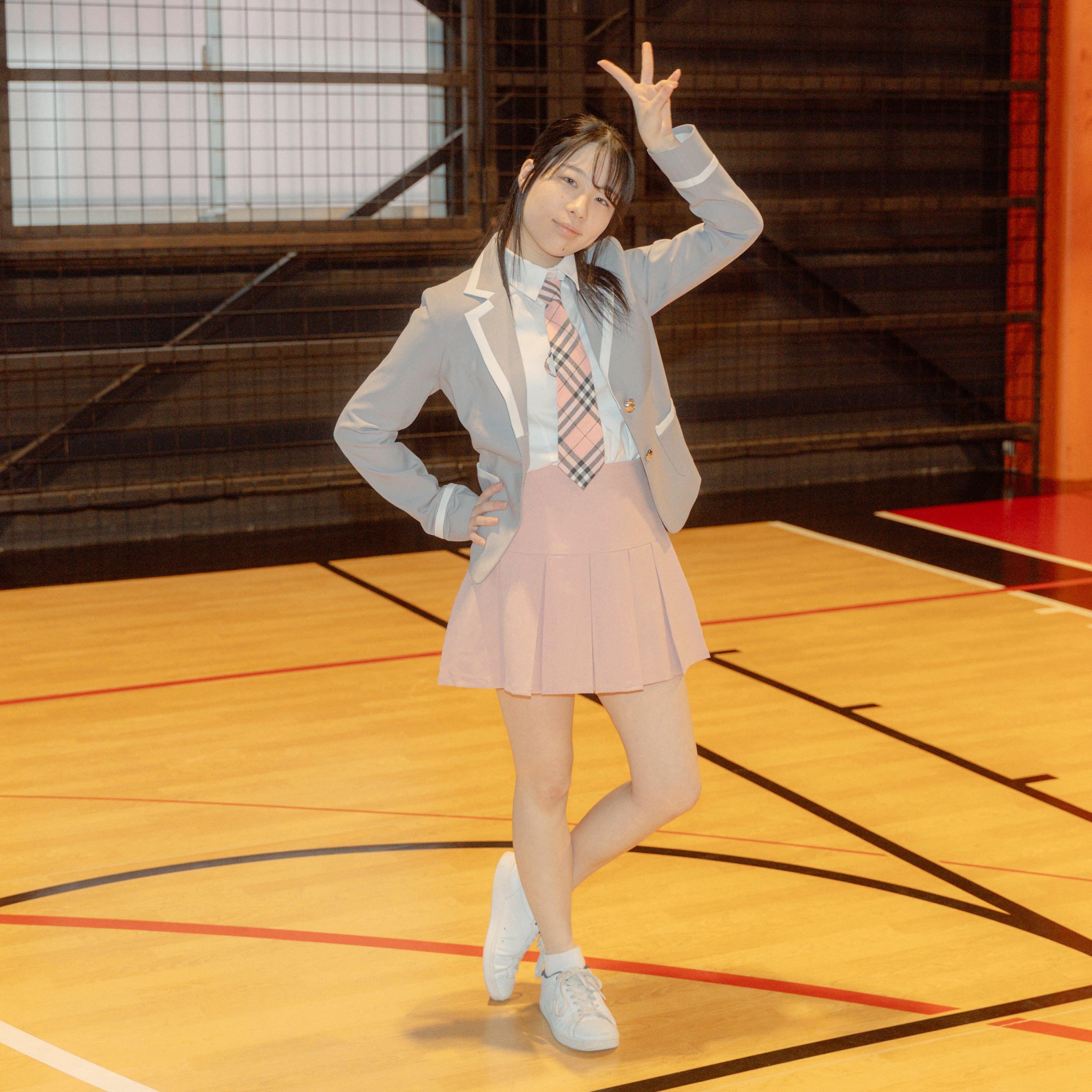 レンタル3泊4日】アイドル制服セット（グレージャケット＋ミニ